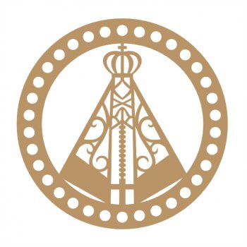 Base Nossa Senhora para Crochê em MDF (P-M-G)
