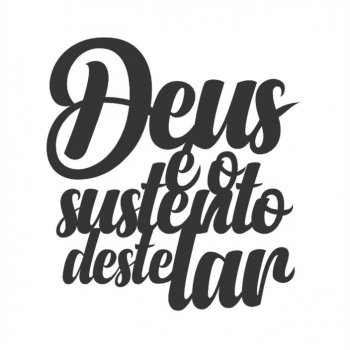 Deus é o Sustento em Acrílico (P-M-G)