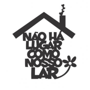 Não Há Lugar como Nosso Lar em Acrílico (P-M-G)