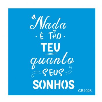 Stencil CR Laser Tão Teu (P-M-G)