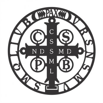 Medalha de São Bento em Acrílico
