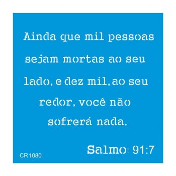 Stencil CR Laser Salmo 91:7 (P-M-G)