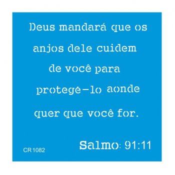 Stencil CR Laser Salmo 91:11 (P-M-G)