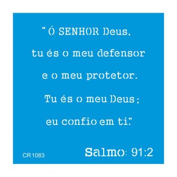 Stencil CR Laser Salmo 91:2 (P-M-G)