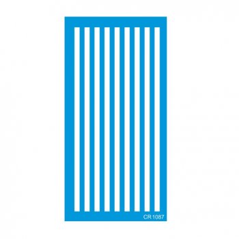 Stencil CR Laser Listras 02 - 10x20