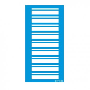 Stencil CR Laser Listras 04 - 10x20