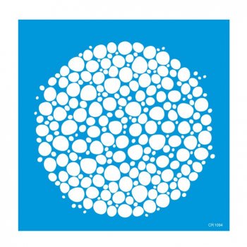 Stencil Bolinhas Irregulares 01 - 30x30
