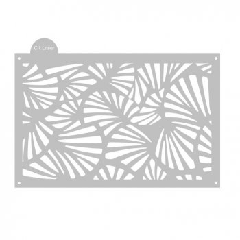 Stencil CR Laser para Bolo Folhagem (P-G)