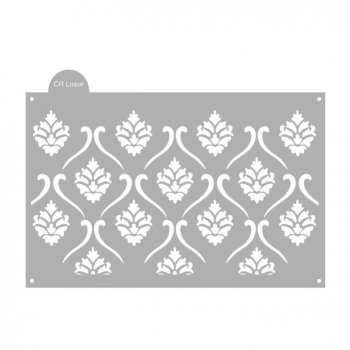 Stencil CR Laser para Bolo Arabesco Mod 2 (P-G)