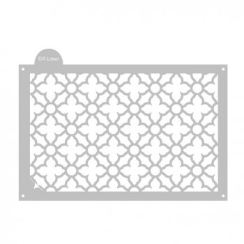 Stencil CR Laser para Bolo Cruz (P-G)