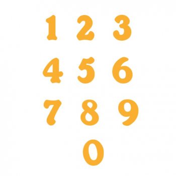 Kit com 2 Números em Acrílico (P-M-G)