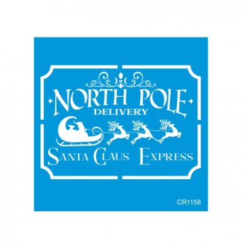 Stencil CR Laser North Pole - 14x14