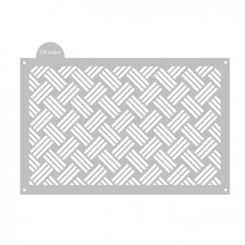 Stencil CR Laser para Bolo Cestaria (P-G)