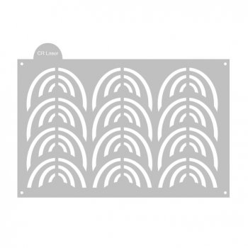 Stencil CR Laser para Bolo Arco (P-G)