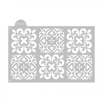 Stencil CR Laser para Bolo Azulejo Portugues
