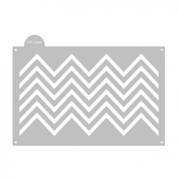 Stencil CR Laser para Bolo Chevron (P-G)