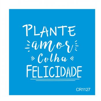 Stencil CR Laser Plante Amor (P-M-G)
