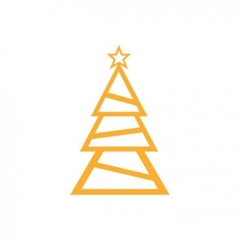 Arvores de Natal Moderna sem Haste em Acrílico