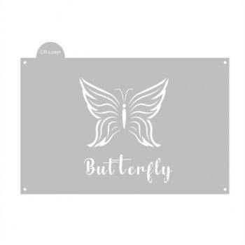 Stencil CR Laser para Bolo Butterfly