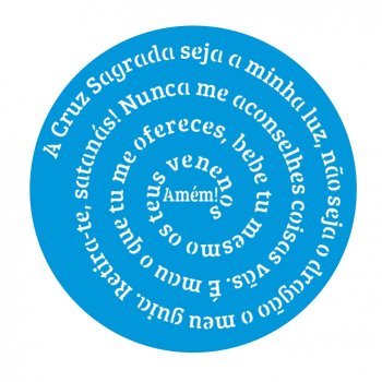 Stencil CR Laser Mandala São Bento - 30 cm