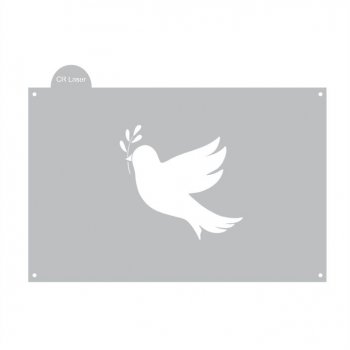 Stencil CR Laser para Bolo Paz