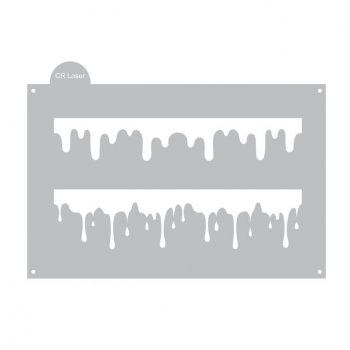 Stencil CR Laser para Bolo Caldas