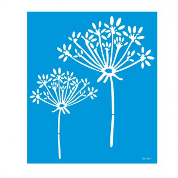 Stencil CR Laser Pintura Orgânica Erva Doce - 30x35