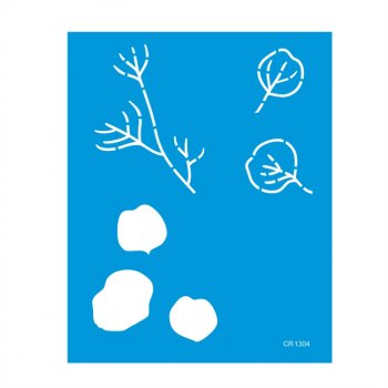 Stencil CR Laser Pintura Orgânica Algodão