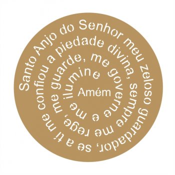 Mandala Oração Santo Anjo