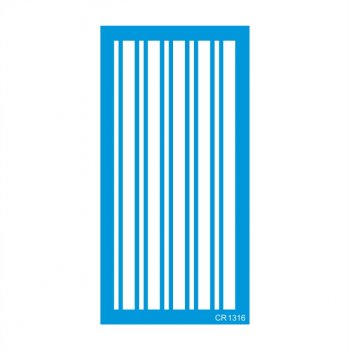 Stencil CR Laser Listras 07 - 10x20