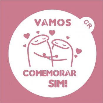 Stencil CR Laser para Bolo Bento Cake 04