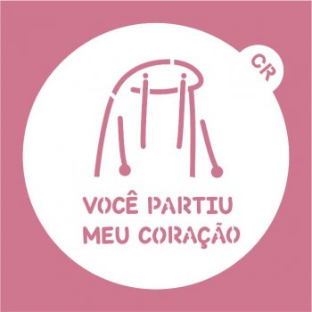 Stencil CR Laser para Bolo Bento Cake 06