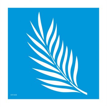 Stencil CR Laser Pintura Orgânica Folhagem Modelo 8 (P-M-G)