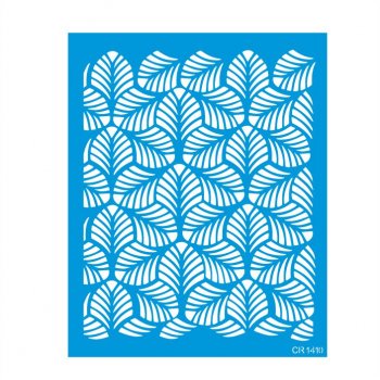 Stencil CR Laser Folhas 02 - 20x25