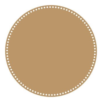 Base Redonda para Crochê em MDF - 40 cm