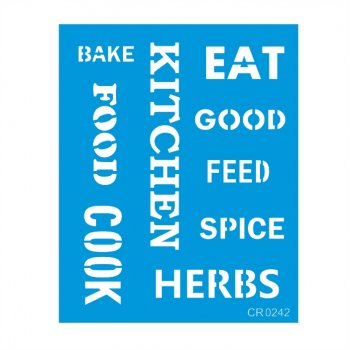 Stencil CR Laser Kitchen Modelo 1 - 20x25