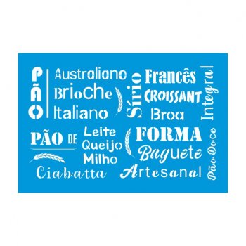 Stencil CR Laser Pão 02 - 20x30