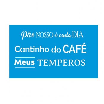 Stencil CR Laser Pão Nosso - 15x25