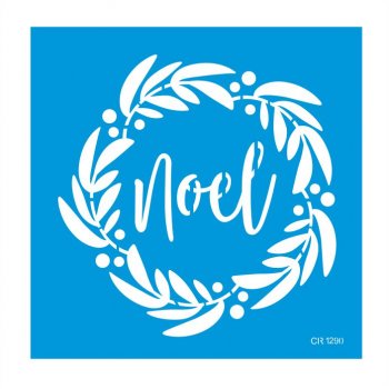 Stencil CR Laser Guirlanda Noel - 20x20
