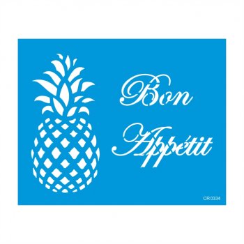 Stencil CR Laser Abacaxi Appetit - 20x25