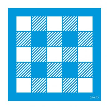 Stencil CR Laser Xadrez - 20x20