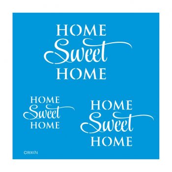 Stencil CR Laser Home Sweet Home - 20x20