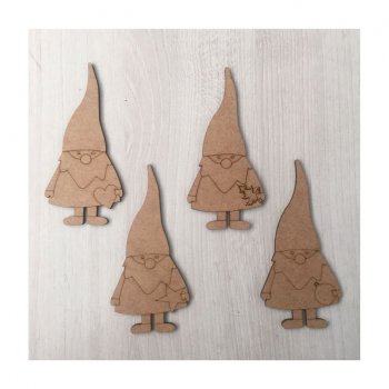 Kit com 4 Gnomos (P-M-G)