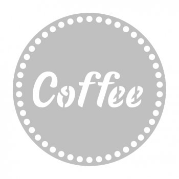 Base Coffee para Crochê em Acrílico (P-M-G)