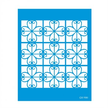 Stencil CR Laser Vitral 07 - 20x25