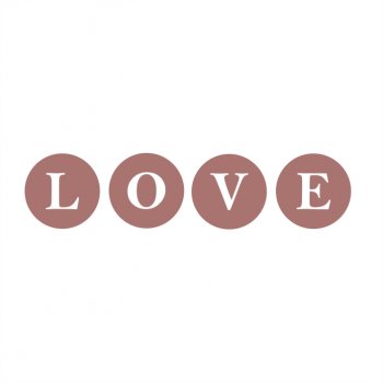 Kit com 4 Tags (Love) em Acrílico