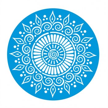 Stencil CR Laser Mandala Decorativa - 30 cm