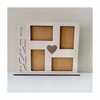 Porta Retrado PERSONALIZADO com 4 Fotos
