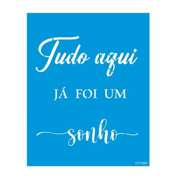 Stencil CR Laser Sonho - 20x25