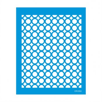 Stencil CR Laser Circulos - 20x25
